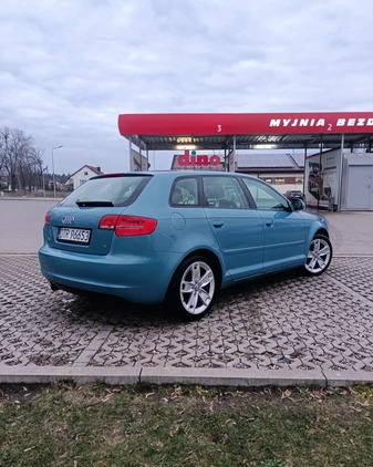 Audi A3 cena 28900 przebieg: 247777, rok produkcji 2008 z Przedbórz małe 106